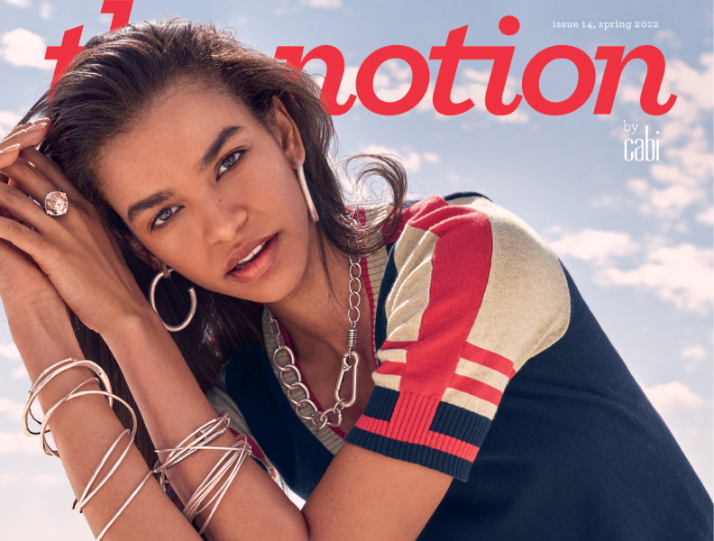 Cover image of cabi's Spring 2022 Notion magazine