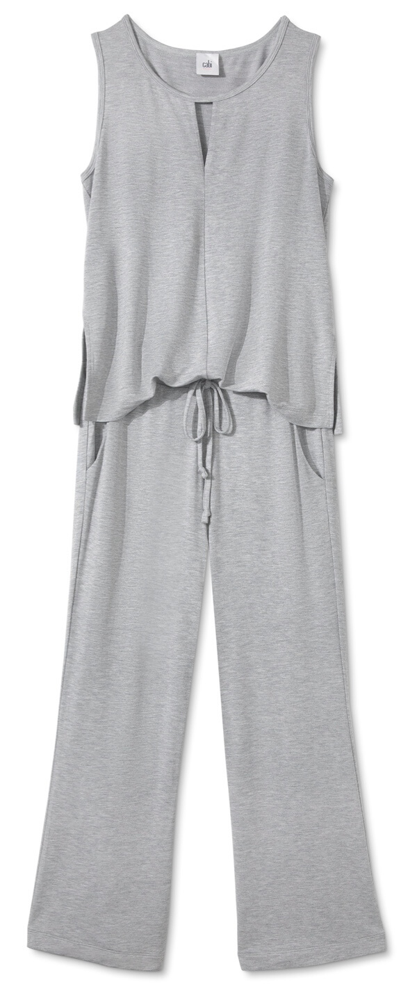 Summer Jumpsuit in Heather Gray