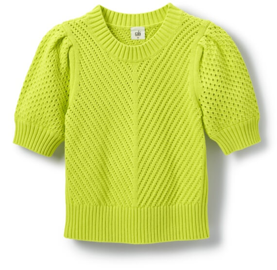 Beaming Sweater in Lemon Lime