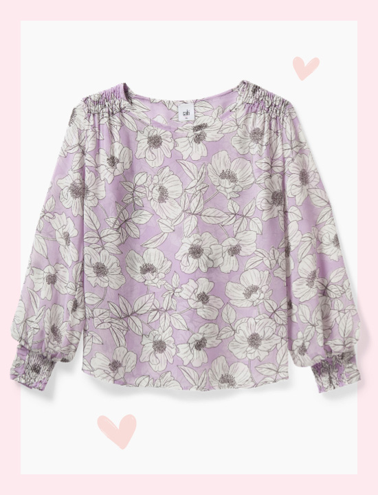 Poppy Blouse in Discreet Floral